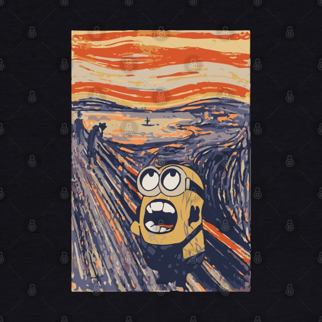 the screaming minion edvard munch by Naive Rider